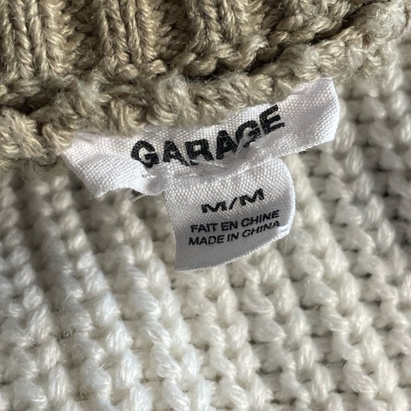 Garage Striped Knit Sweater - Size M - Picture 3 of 8